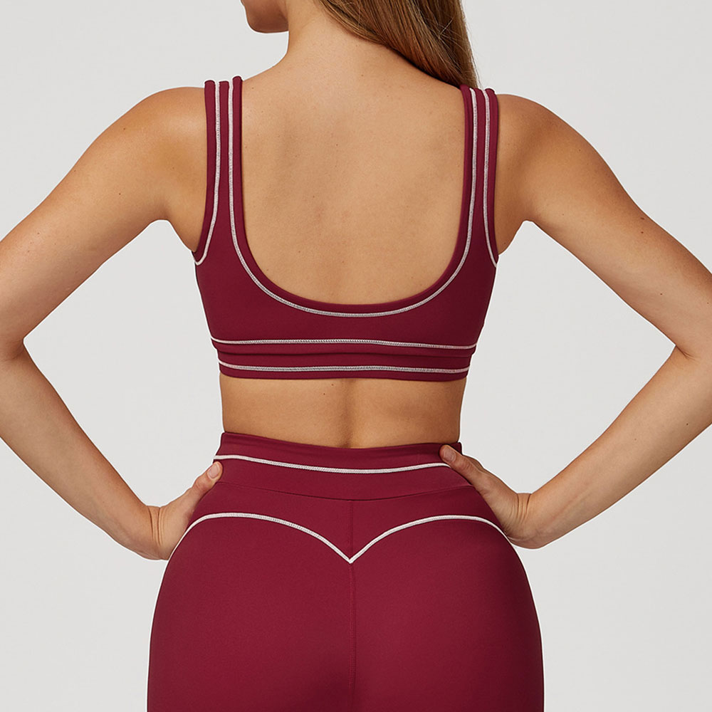 Sports Equipment Logos - JUREN Women Breathable Sports Underwear Shockproof