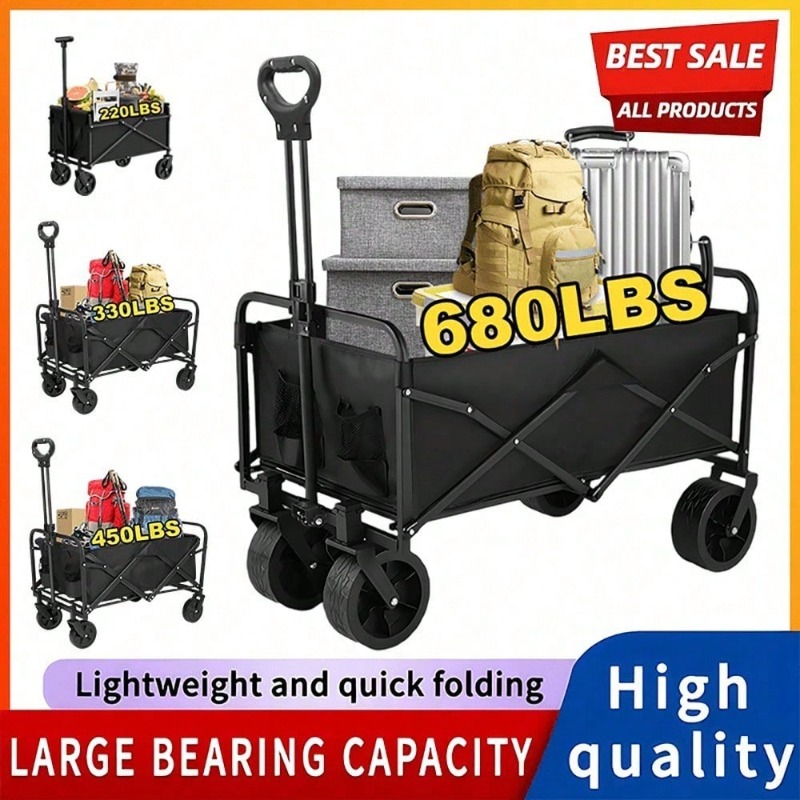 220 Lbs/ 450 Lbs Heavy Duty/ 6 - огляд і ціна Sports Equipment Cart
