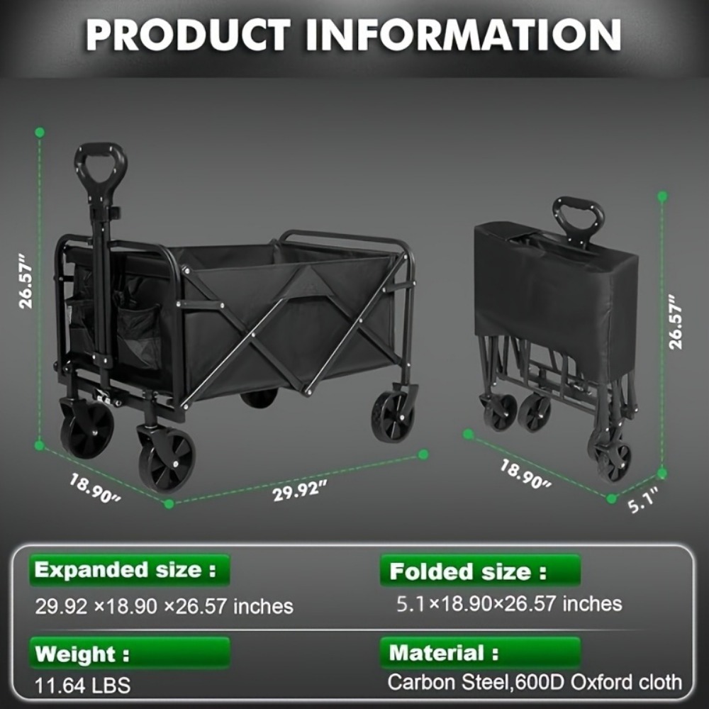 Heavy Duty Foldable Trolley Al - огляд і ціна Sports Equipment Trolley