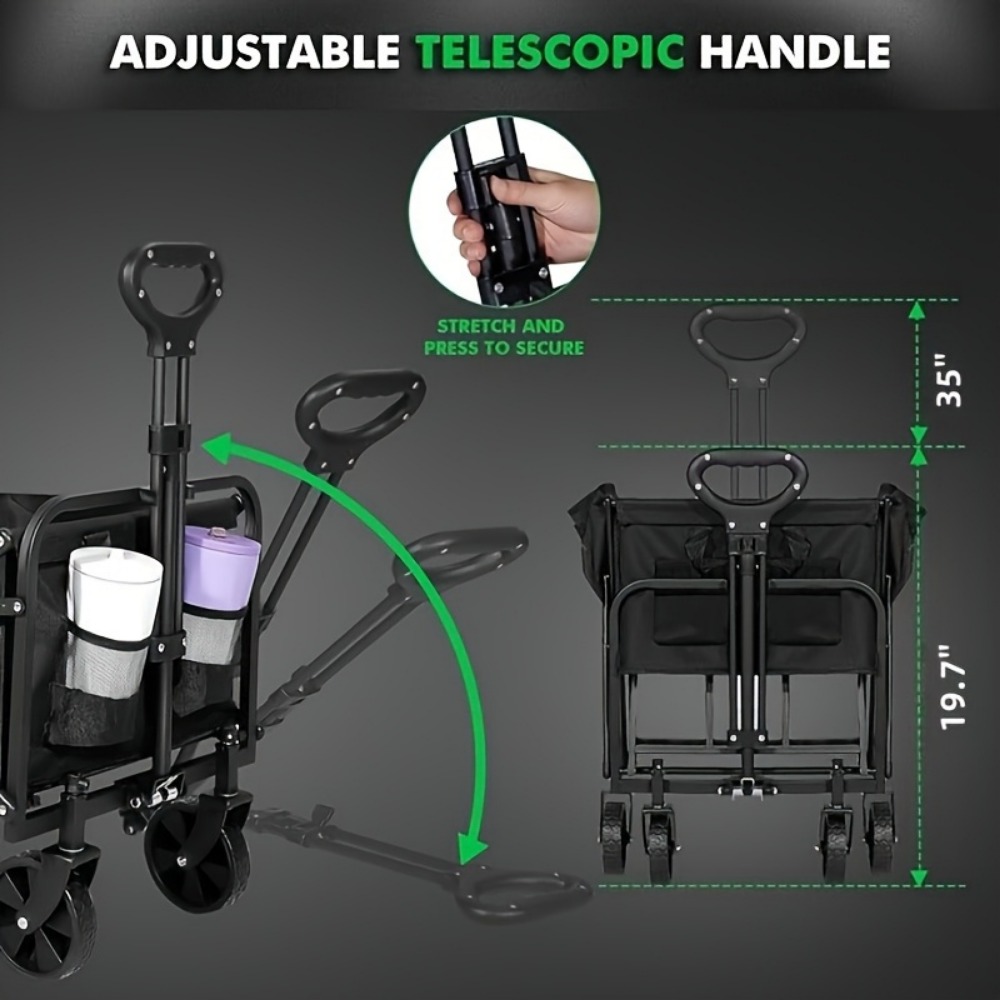 Heavy Duty Foldable Trolley Al - огляд і ціна Sports Equipment Trolley