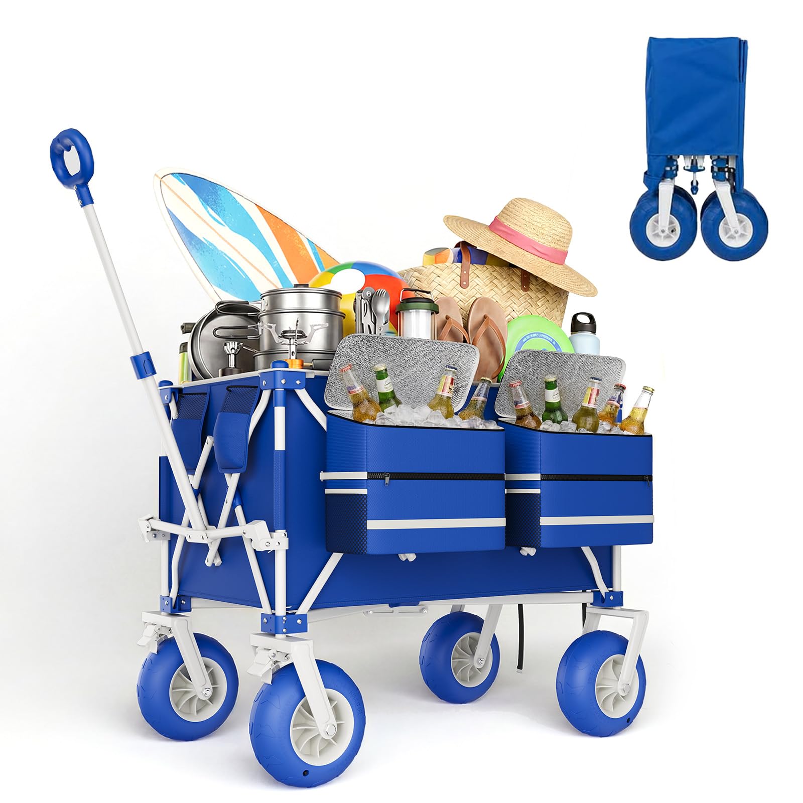 Heavy Duty Beach Wagon Cart 46 - огляд і ціна Sports Equipment Trolley