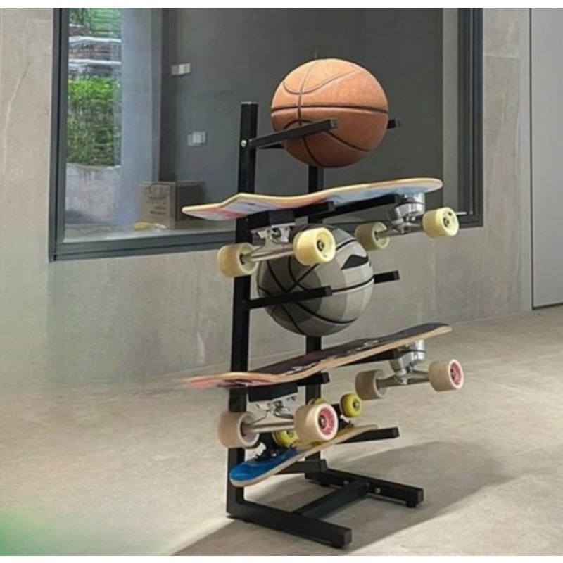 Skateboard Equipment Rack Inte - огляд і ціна Sports Equipment Basketball