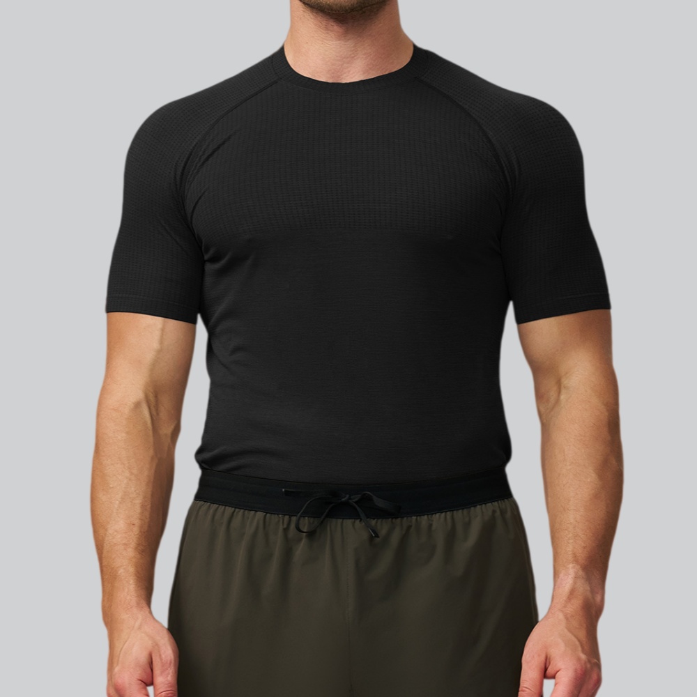 Men's Solid Color Sports T-shi - огляд і ціна Sports Equipment Logos