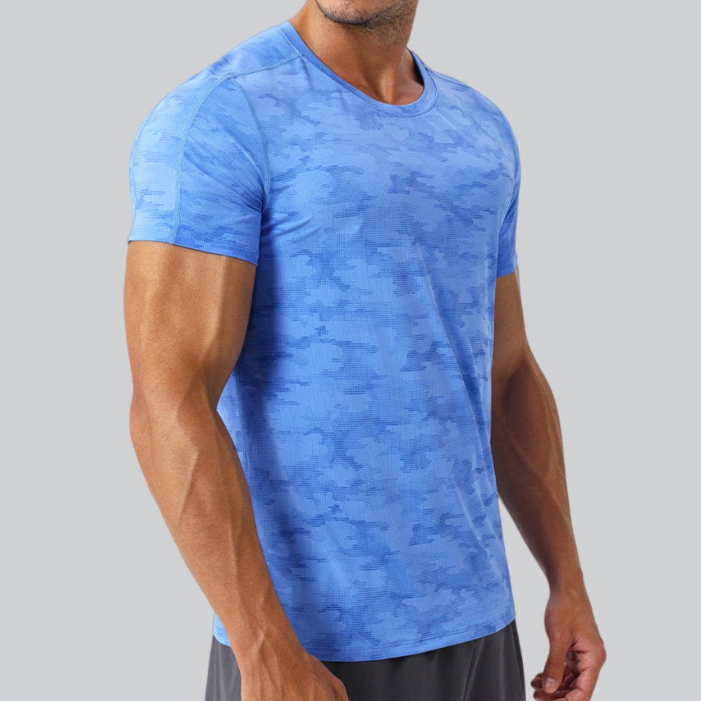 Men's Round Neck T-Shirt Sport - огляд і ціна Sports Equipment Logos