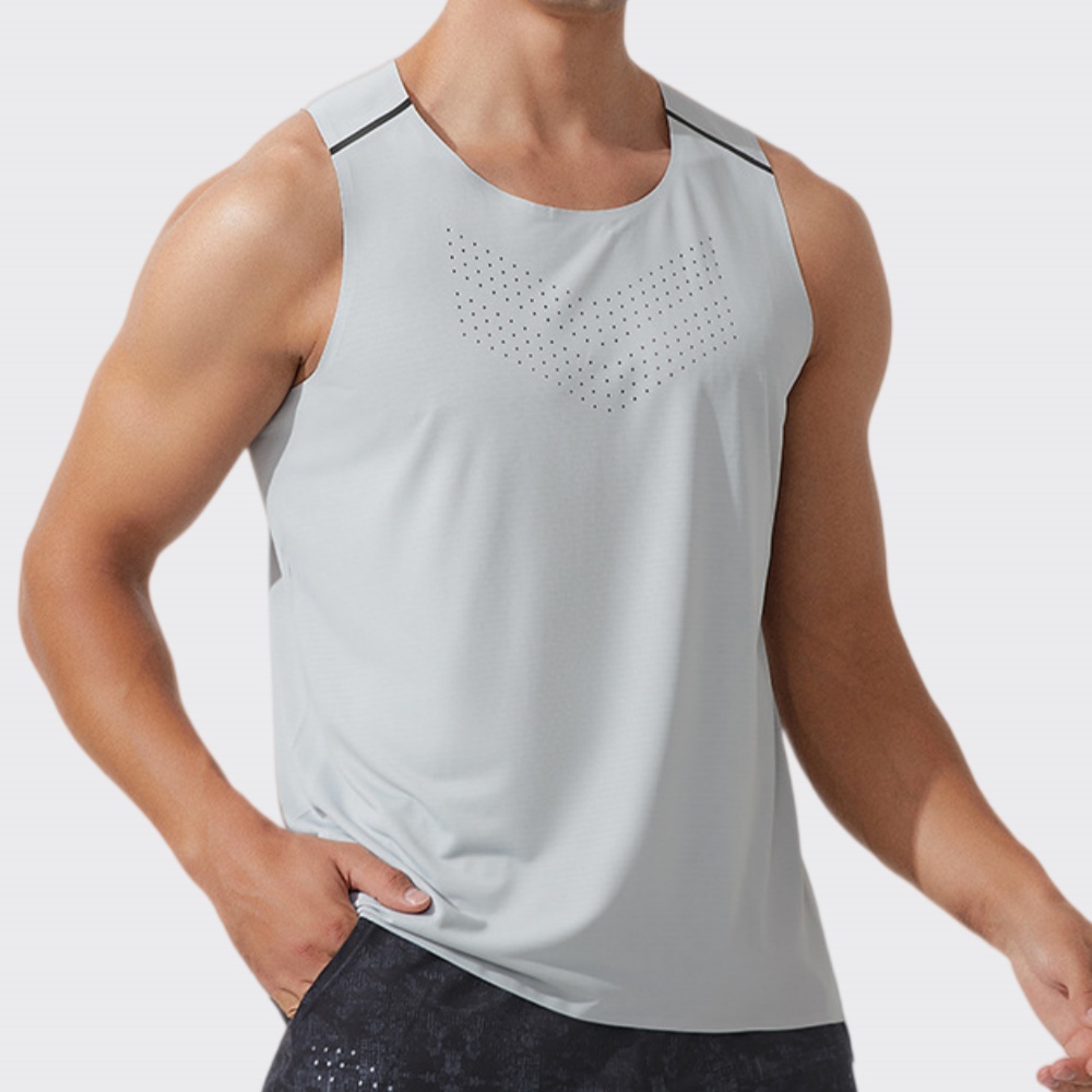 Men Gym Vest Quick Dry Running - огляд і ціна Sports Equipment Logos