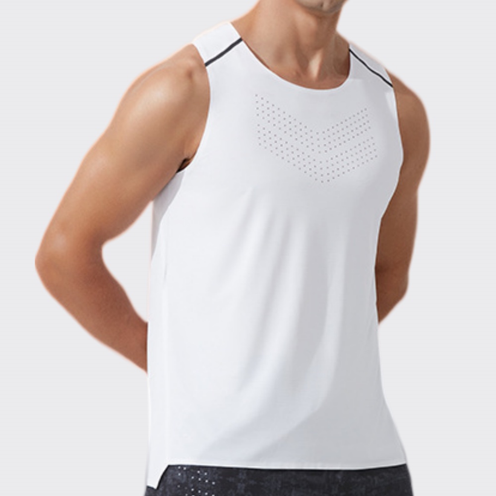 Men Gym Vest Quick Dry Running - огляд і ціна Sports Equipment Logos
