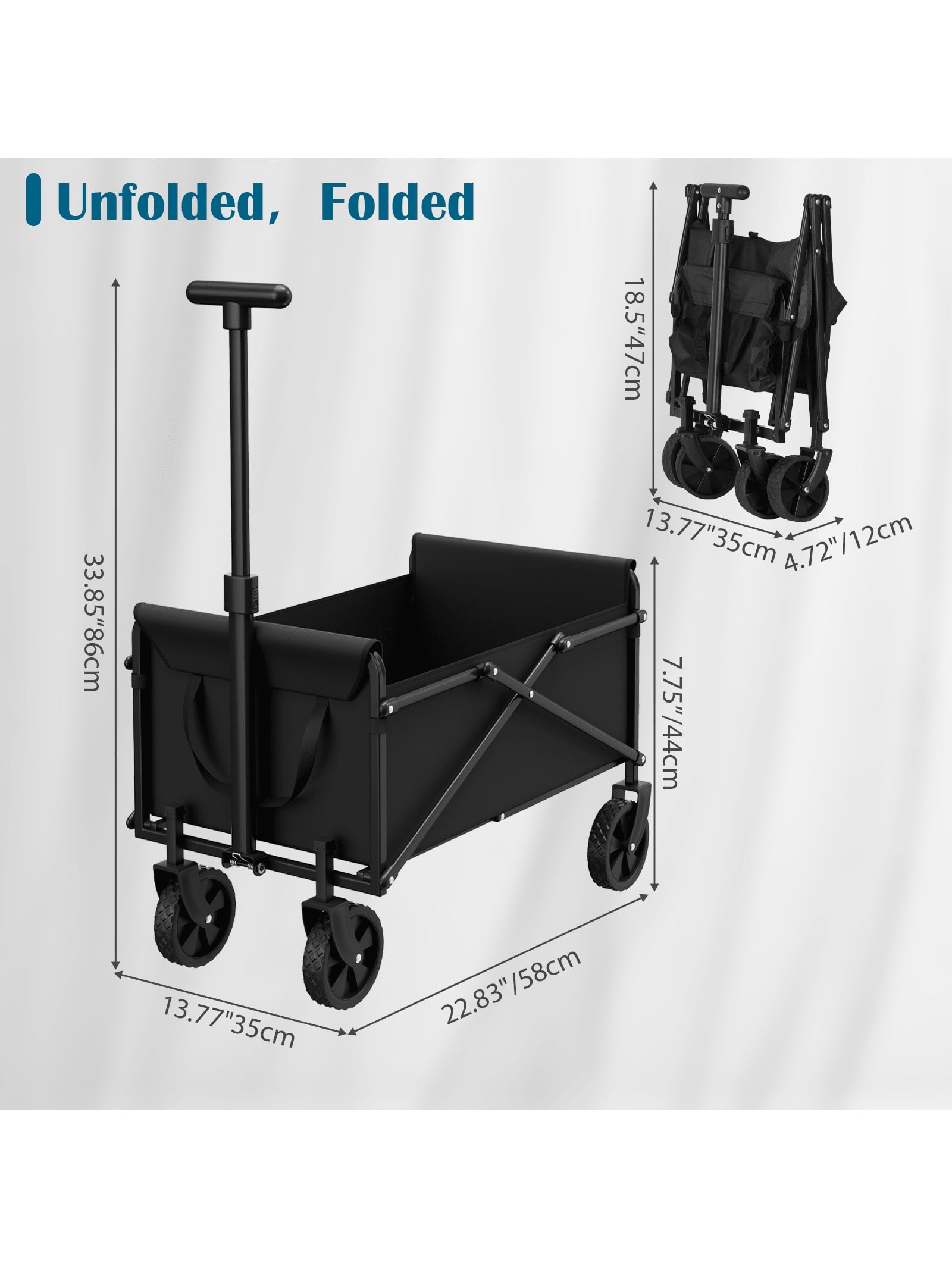 Heavy-Duty Foldable Collapsibl - огляд і ціна Sports Equipment Trolley