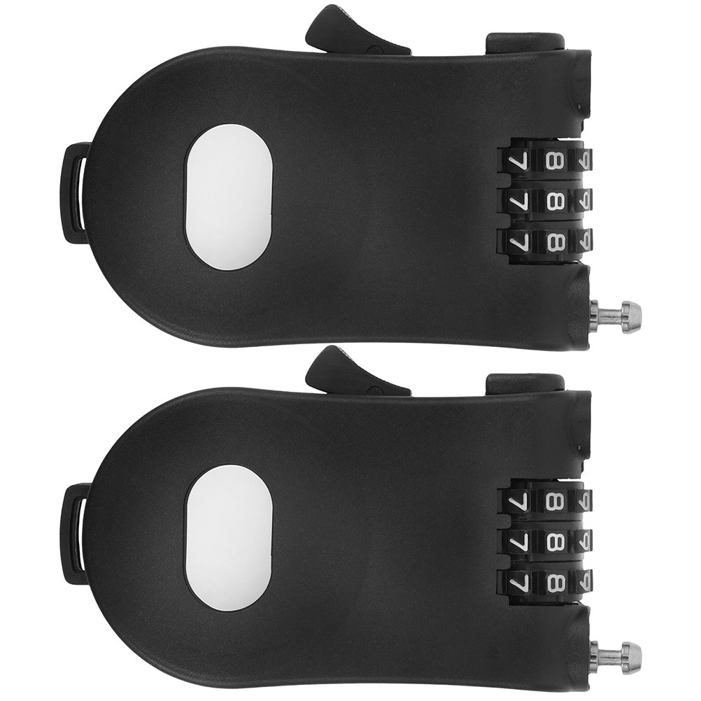 2Pcs Compact Plastic Password  - огляд і ціна Sports Equipment Trolley