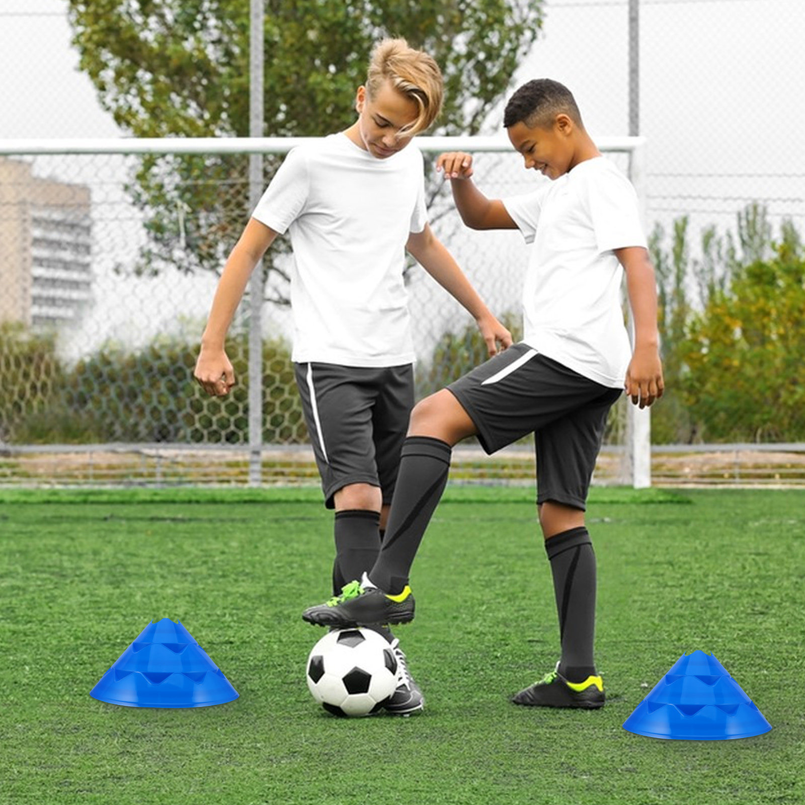 6Pcs Soccer Training Cones Agi - огляд і ціна Sports Equipment Basketball