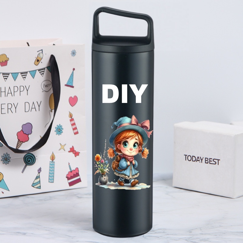 1pcs 500ml New Wide-mouth Stai - огляд і ціна Sports Equipment Logos