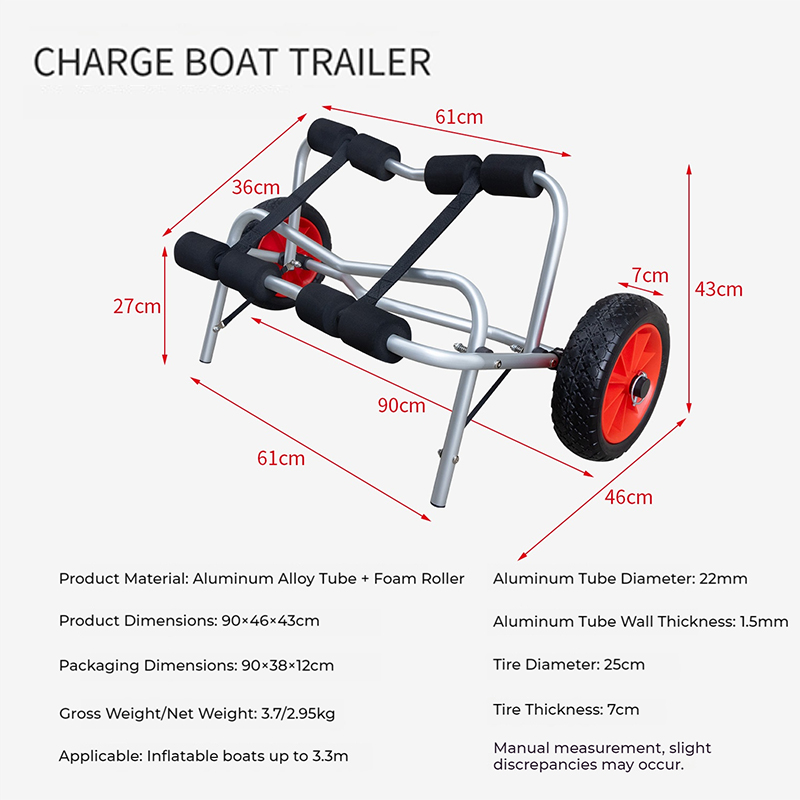 Portable Folding Kayak Trolley - огляд і ціна Sports Equipment Cart