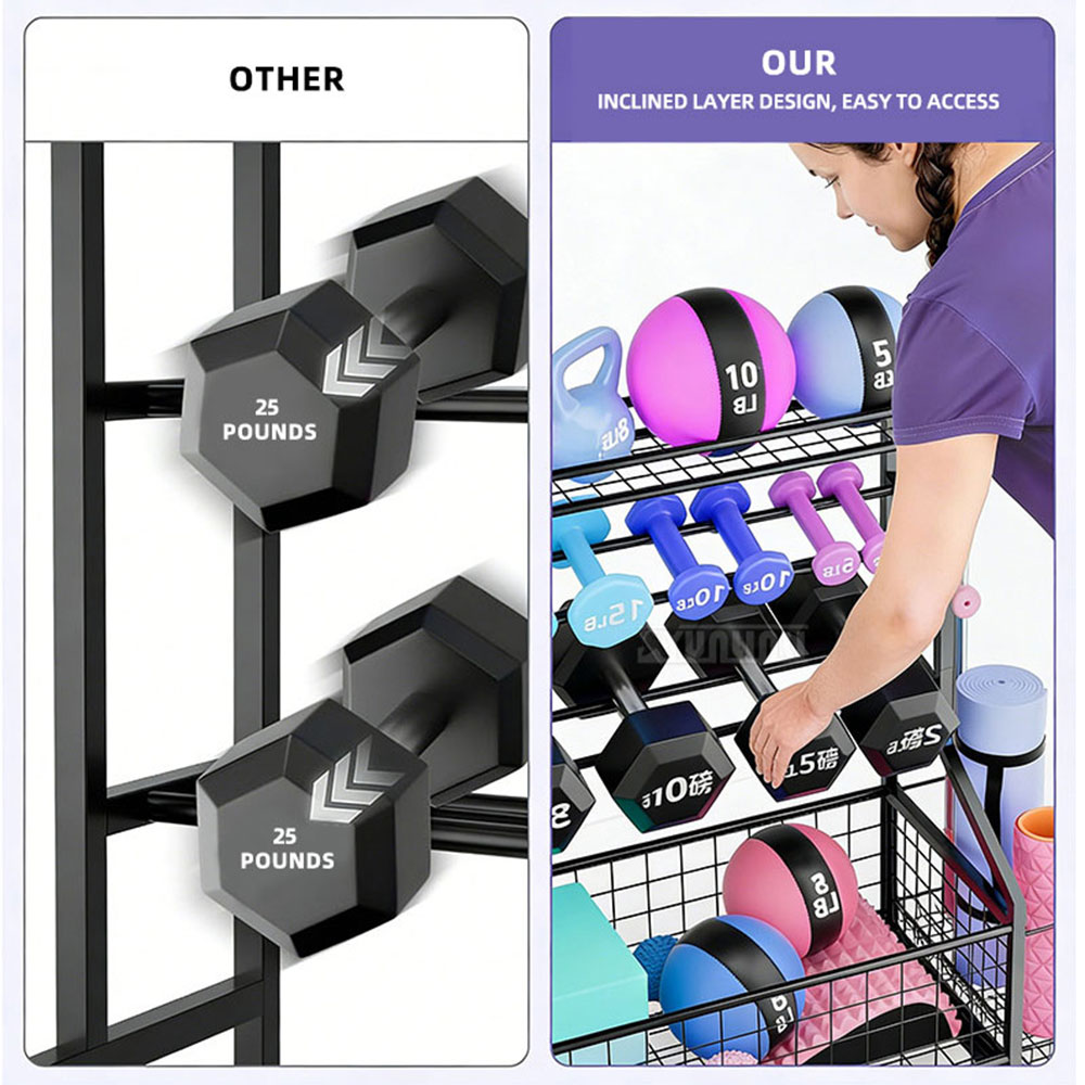 Yunlin Li Gym Dumbbell Yoga Ma - огляд і ціна Sports Equipment Trolley