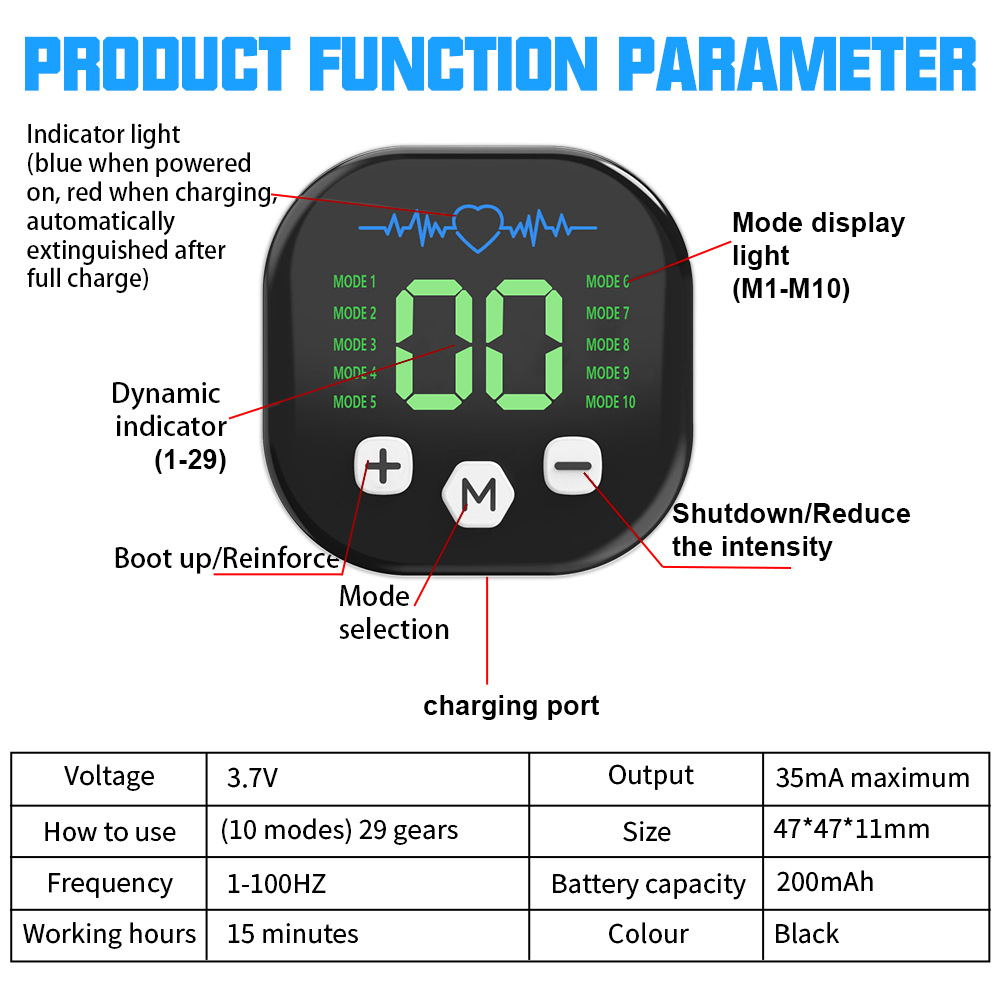 EMS Muscle Stimulator Abdomina - огляд і ціна Sports Equipment List